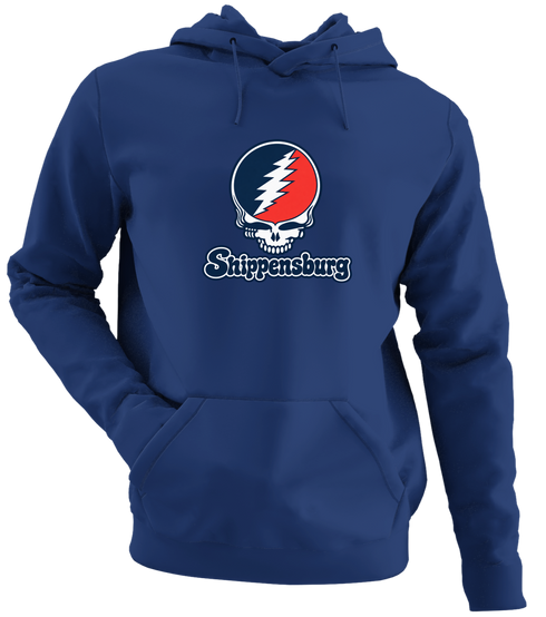 Shippensburg Stealie Premium Unisex Hoodie — Design: Shippensburg University (PASSHE) — Navy
