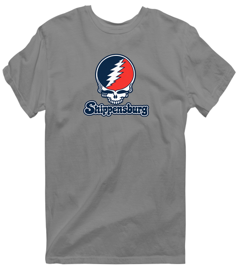 Shippensburg Stealie Premium Unisex T-Shirt — Design: Shippensburg University (PASSHE) — Dark Heather