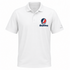 Shippensburg Stealie Premium Unisex Polo — Design: Shippensburg University (PASSHE) — White