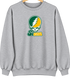 Siena Stealie Premium Unisex Crewneck — Design: Siena College — Sport Grey