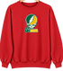Siena Stealie Premium Unisex Crewneck — Design: Siena College — Red
