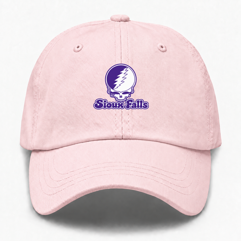 Sioux Falls Stealie Premium Unisex Dad Hat — Design: Sioux Falls University of — Pink