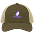 Sioux Falls Stealie Premium Unisex Trucker Cap — Design: Sioux Falls University of — Moss/Khaki