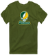 Skidmore Stealie Premium Unisex T-Shirt — Design: Skidmore College — Military Green
