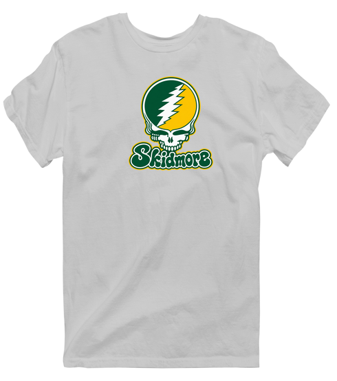 Skidmore Stealie Premium Unisex T-Shirt — Design: Skidmore College — Sport Grey
