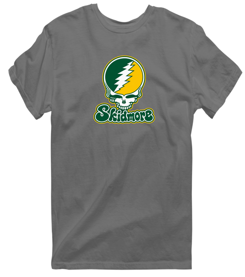 Skidmore Stealie Premium Unisex T-Shirt — Design: Skidmore College — Charcoal