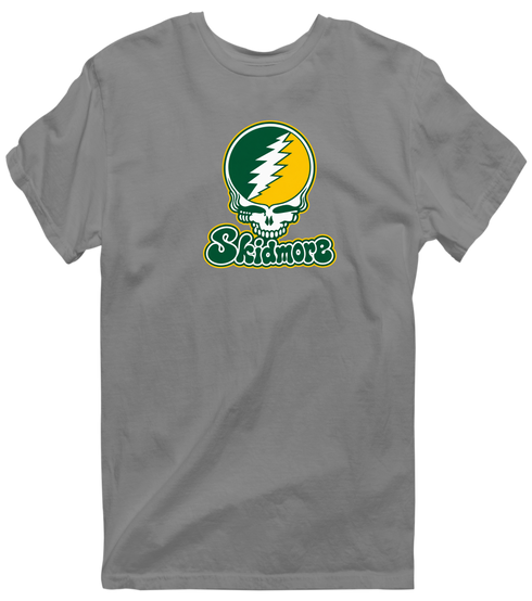 Skidmore Stealie Premium Unisex T-Shirt — Design: Skidmore College — Dark Heather