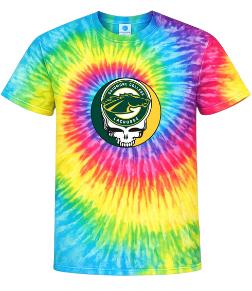 Skidmore Lacrosse Stealie Tie-Dye T-Shirt