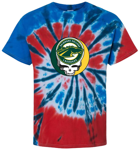 Skidmore Lacrosse Stealie Tie-Dye T-Shirt