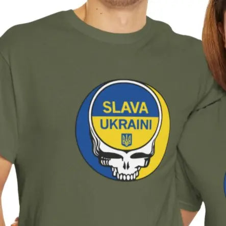 Slava Ukraini Stealie Grateful Dead T-Shirt StealieShop