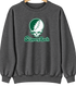 Slippery Rock Stealie Premium Unisex Crewneck — Design: Slippery Rock University (PASSHE) — Dark Heather