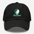 Slippery Rock Stealie Premium Unisex Dad Hat — Design: Slippery Rock University (PASSHE) — Black