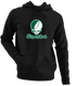 Slippery Rock Stealie Premium Unisex Hoodie — Design: Slippery Rock University (PASSHE) — Black