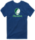 Slippery Rock Stealie Premium Unisex T-Shirt — Design: Slippery Rock University (PASSHE) — Navy
