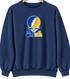 Smith Stealie Premium Unisex Crewneck — Design: Smith College — Navy
