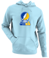 Smith Stealie Premium Unisex Hoodie — Design: Smith College — Light Blue