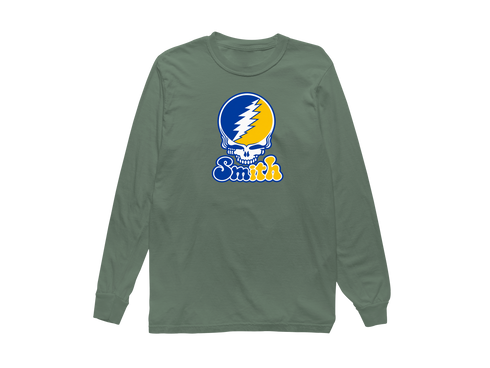Smith Stealie Premium Unisex Long-Sleeve — Design: Smith College — Light Green