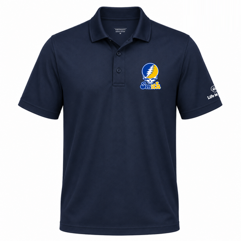 Smith Stealie Premium Unisex Polo — Design: Smith College — Navy