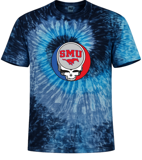 SMU Stealie Tie-Dye T-Shirt