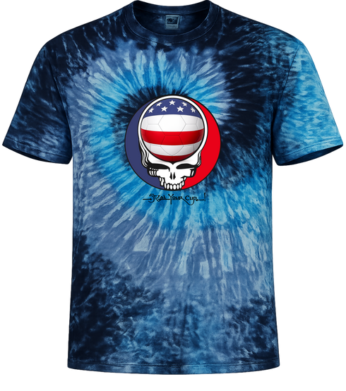 Soccer USA FIFA World Cup Stealie Tie-Dye T-Shirt