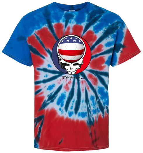 Soccer USA FIFA World Cup Stealie Tie-Dye T-Shirt