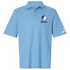 Sonoma State Stealie Premium Unisex Polo — Design: Sonoma State University — Blue