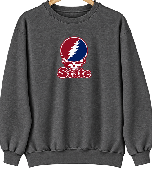 South Carolin Stealie Premium Unisex Crewneck — Design: South Carolina State University — Dark Heather