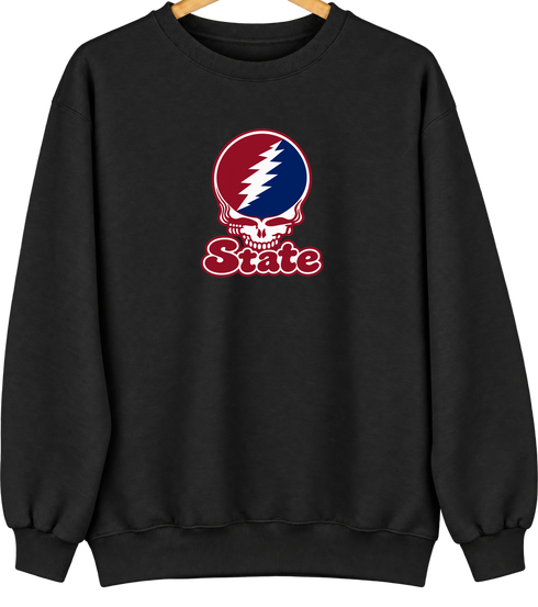 South Carolin Stealie Premium Unisex Crewneck — Design: South Carolina State University — Black