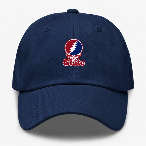 South Carolin Stealie Premium Unisex Dad Hat — Design: South Carolina State University — Navy