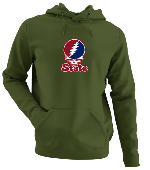 South Carolin Stealie Premium Unisex Hoodie — Design: South Carolina State University — Military Green