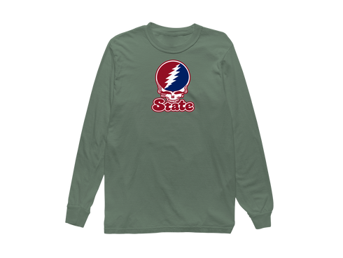 South Carolin Stealie Premium Unisex Long-Sleeve — Design: South Carolina State University — Light Green