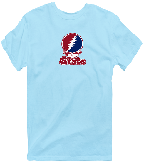 South Carolin Stealie Premium Unisex T-Shirt — Design: South Carolina State University — Light Blue
