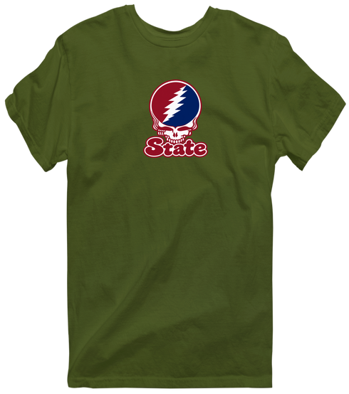 South Carolin Stealie Premium Unisex T-Shirt — Design: South Carolina State University — Military Green
