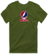South Carolin Stealie Premium Unisex T-Shirt — Design: South Carolina State University — Military Green