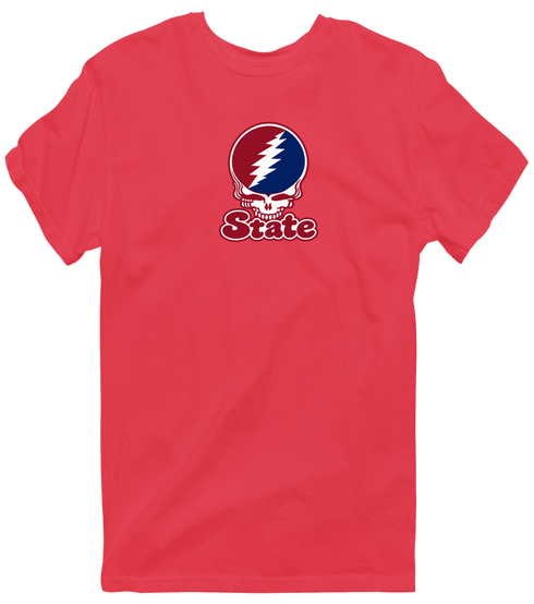 South Carolin Stealie Premium Unisex T-Shirt — Design: South Carolina State University — Heather Red