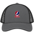 South Carolin Stealie Premium Unisex Trucker Cap — Design: South Carolina State University — Charcoal/Black