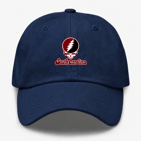 South Carolina Stealie Premium Unisex Dad Hat — Design: South Carolina University of — Navy