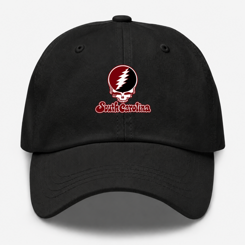 South Carolina Stealie Premium Unisex Dad Hat — Design: South Carolina University of — Black