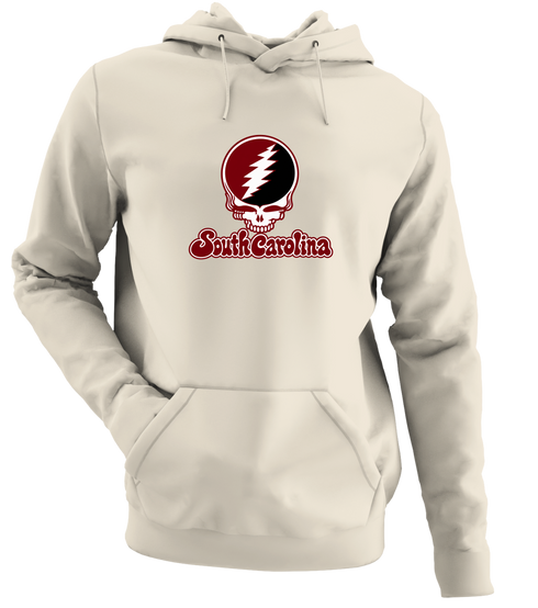 South Carolina Stealie Premium Unisex Hoodie — Design: South Carolina University of — Sand