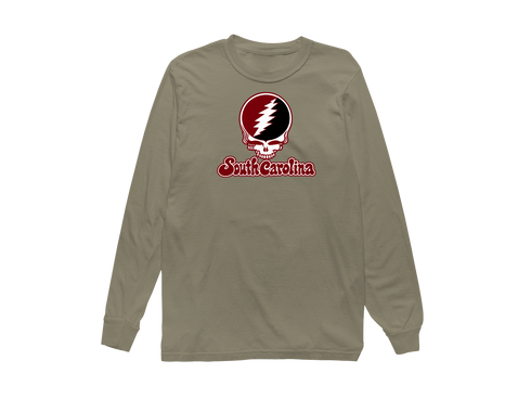 South Carolina Stealie Premium Unisex Long-Sleeve — Design: South Carolina University of — Sandstone