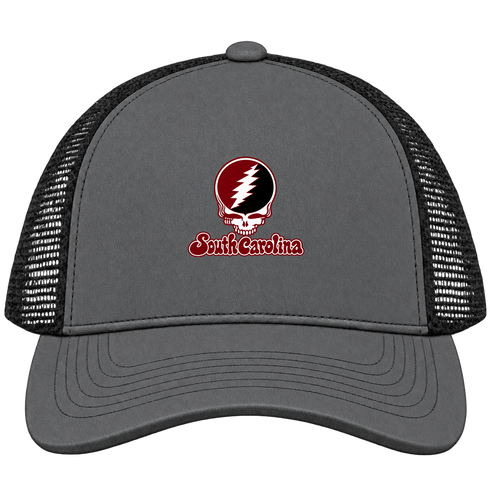 South Carolina Stealie Premium Unisex Trucker Cap — Design: South Carolina University of — Charcoal/Black