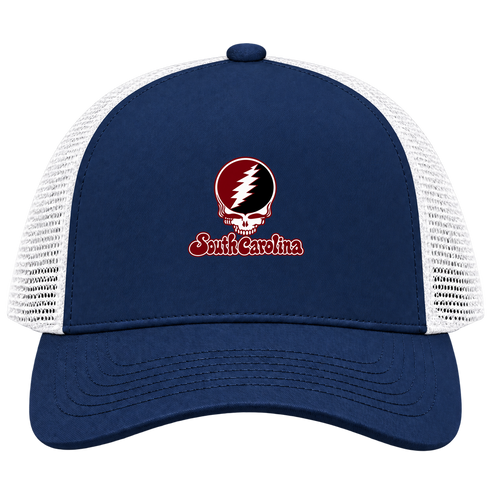 South Carolina Stealie Premium Unisex Trucker Cap — Design: South Carolina University of — Navy/White