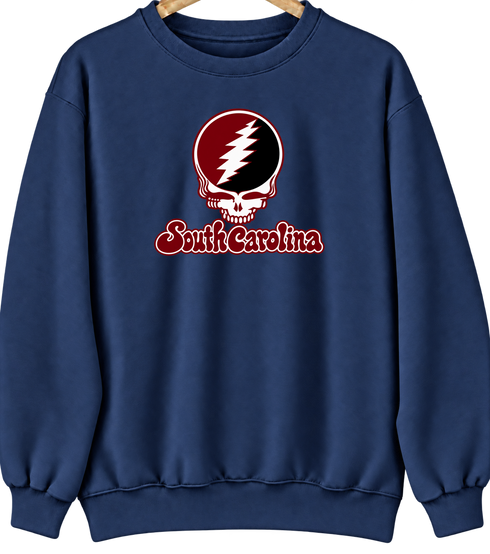 South Carolina Stealie Premium Unisex Crewneck — Design: South Carolina University of — Navy