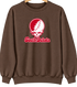 South Dakota Stealie Premium Unisex Crewneck — Design: South Dakota University of — Brown