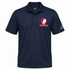 South Dakota Stealie Premium Unisex Polo — Design: South Dakota University of — Navy