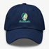 South Florida Stealie Premium Unisex Dad Hat — Design: South Florida University of — Navy