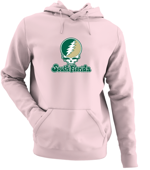 South Florida Stealie Premium Unisex Hoodie — Design: South Florida University of — Light Pink