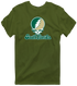 South Florida Stealie Premium Unisex T-Shirt — Design: South Florida University of — Military Green