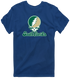 South Florida Stealie Premium Unisex T-Shirt — Design: South Florida University of — Navy