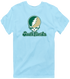 South Florida Stealie Premium Unisex T-Shirt — Design: South Florida University of — Light Blue
